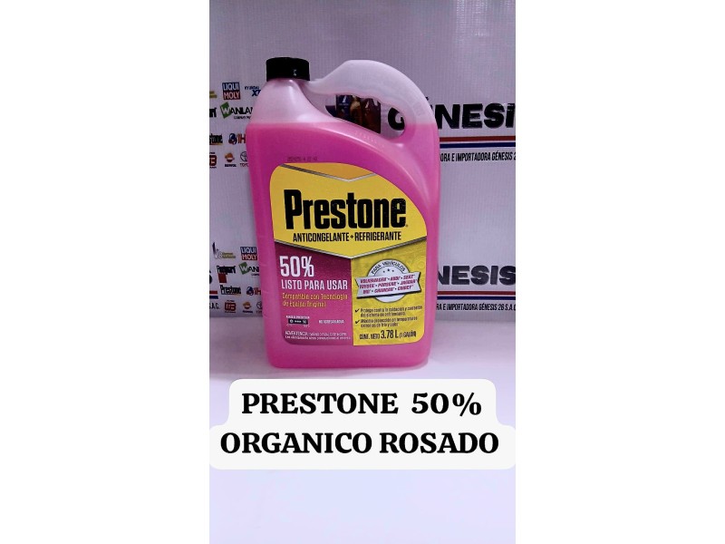 REFRIGERANTE 50% EURO PINK AF9050M PRESTONE 1GL (ROSADO - ORGANICO)