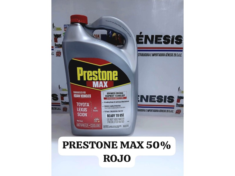 REFRIGERANTE 50% ASIAN RED AF6210/FH PRESTONE 1GL (ROJO)