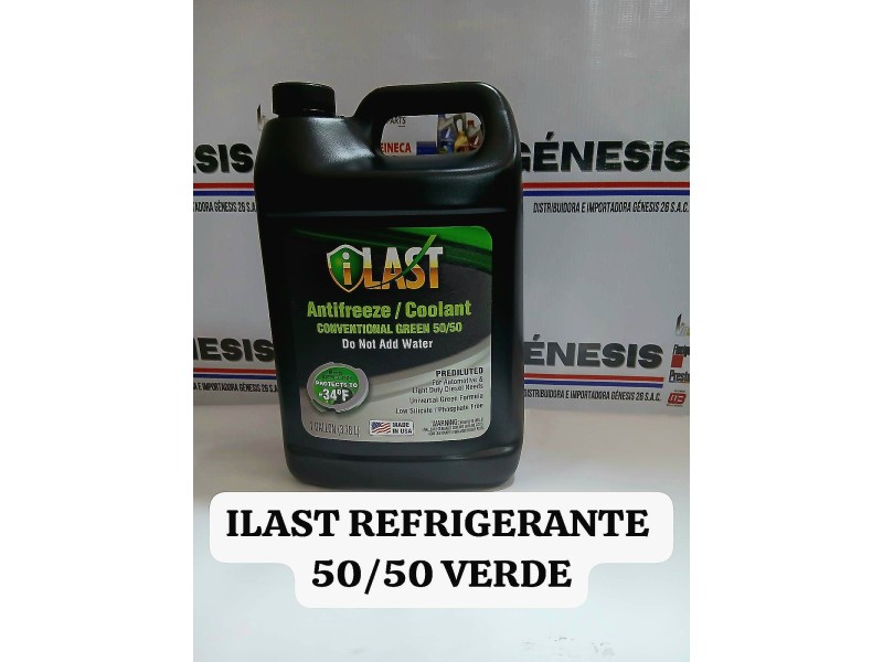 REFRIGERANTE EXTENDED ANTENDED ANTIFREEZE 50% GREEN ILAST GL (VERDE)