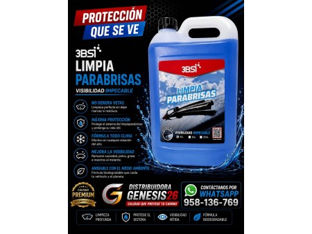 LIMPIA PARABRISAS 3BSI GALON (AZUL)