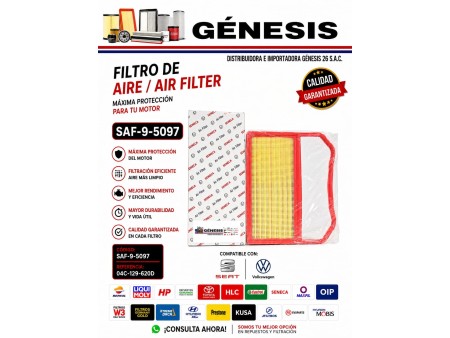 FILTRO DE AIRE SAF-9-5097 SEINECA