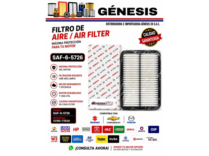 FILTRO DE AIRE SAF-6-5726 SEINECA