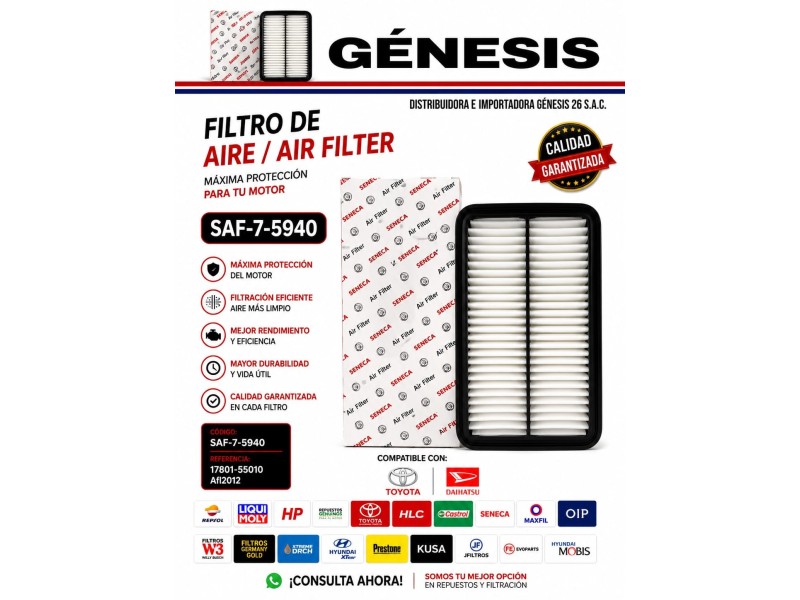 FILTRO DE AIRE SAF-7-5940 SEINECA