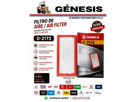 FILTRO DE AIRE SAF-O-2173 SEINECA