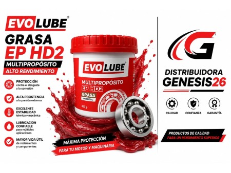 GRASA MULTIPROPOSITO LITIO EP3 AZUL EVOLUBE 450 GR