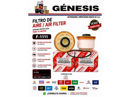 FILTRO DE COMBUSTIBLE 23390-0L041 GP TOYOTA IMPORTADO