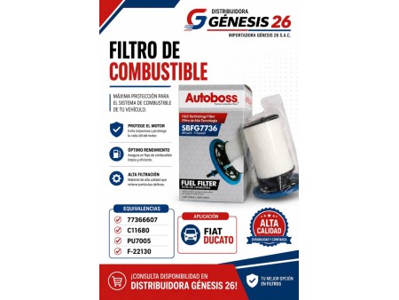 FILTRO DE COMBUSTIBLE SBFG7736 AUTOBOSS