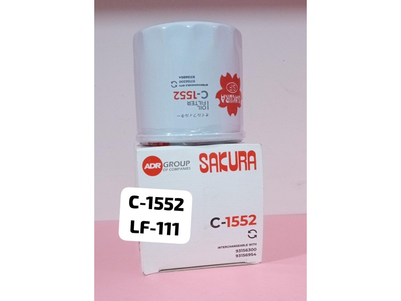 FILTRO DE ACEITE C-1552 SAKURA