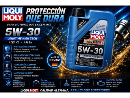 ACEITE 5W30 LONGTIME HIGH TECH LIQUI MOLY 1LT