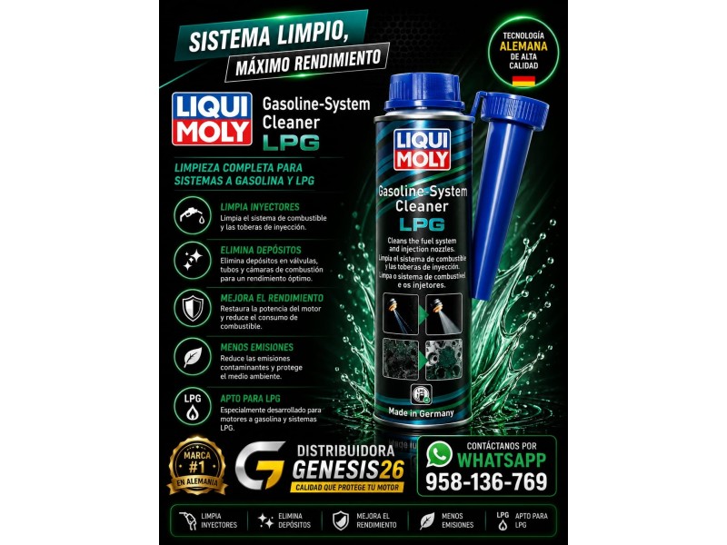 GASOLINE SYSTEM CLEANER LPG LIQUI MOLY 300ML